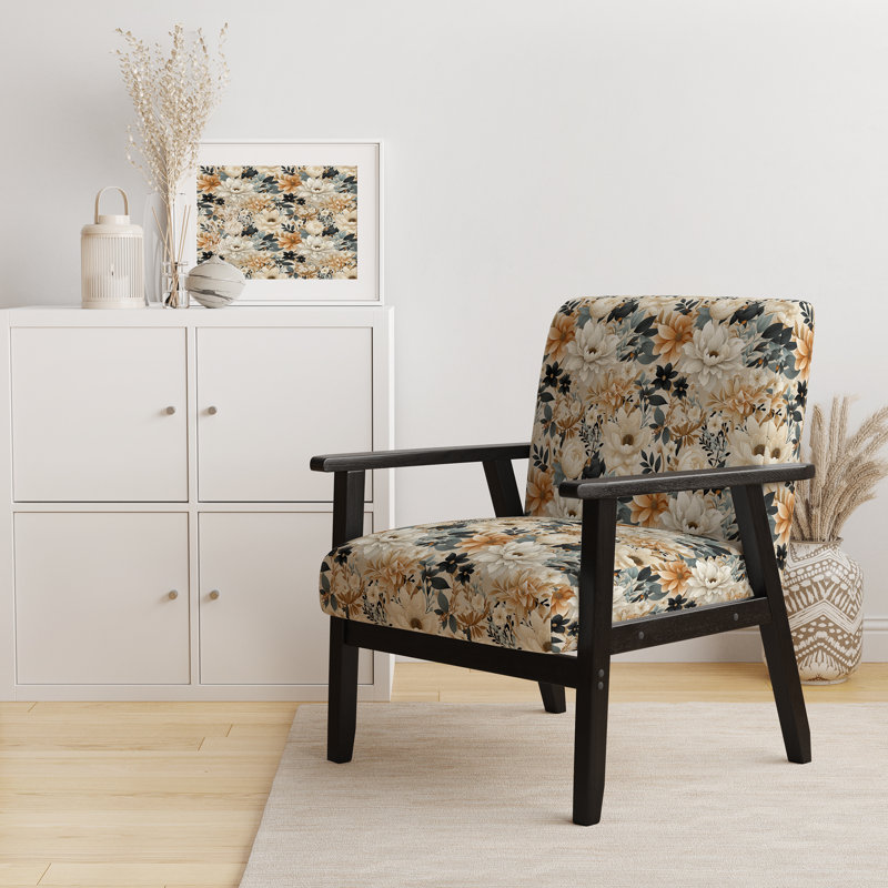 Fauteuil d'appoint rembourré White Blossoms In Paradise I