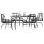 Ensemble repas de patio avec coussins en verre et poly rotin-1984881710-1984881702-1984881701
