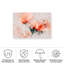 Fleurs sauvages sur fond beige sur toile-75363568