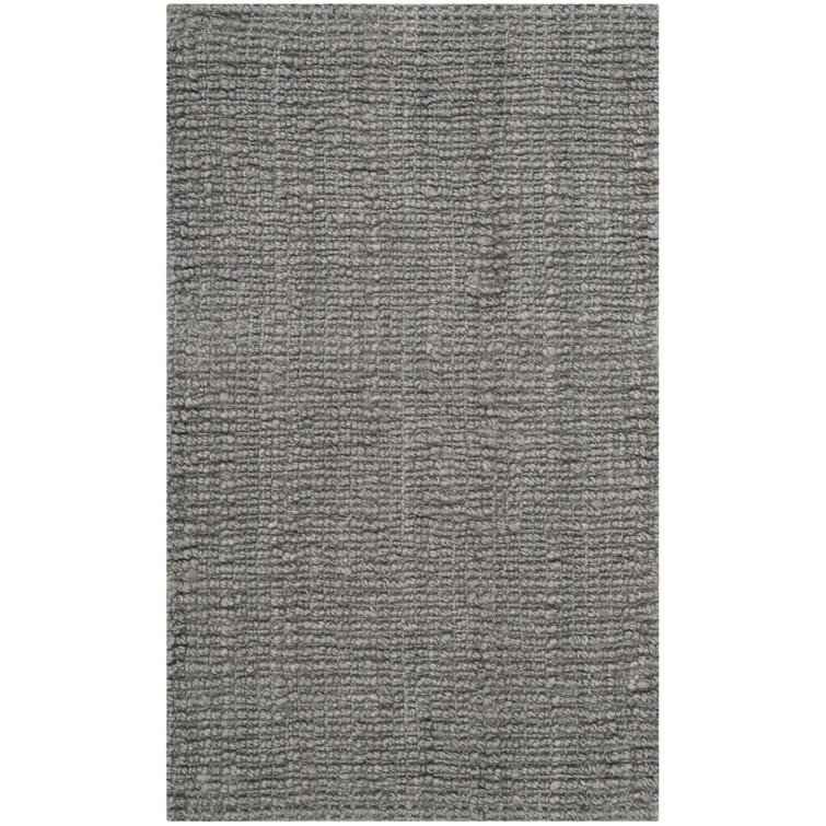 Auckland Handmade Flatweave Jute/Sisal Light Gray Area Rug
