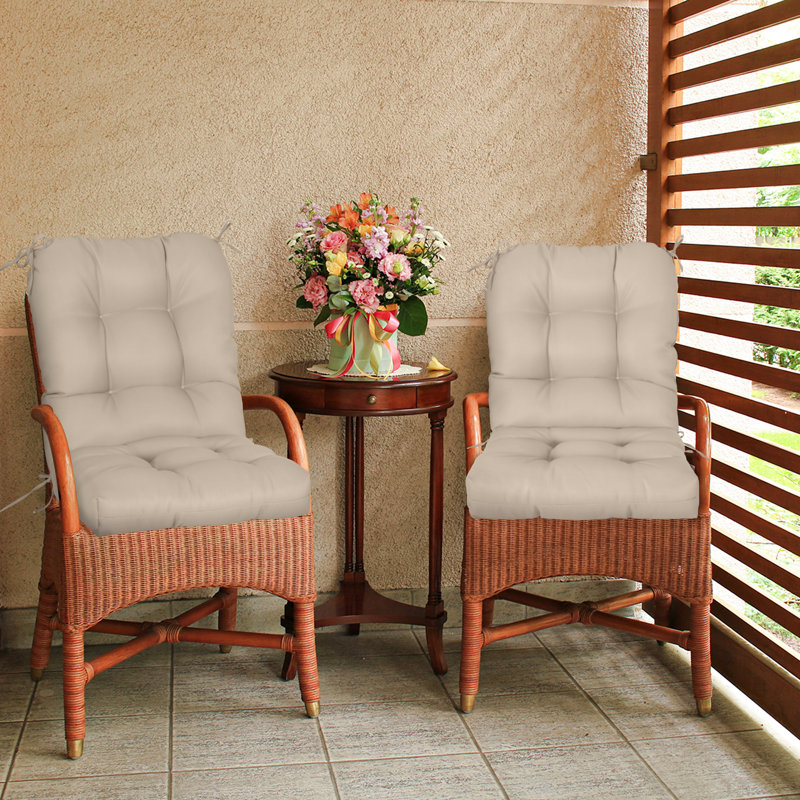 Indoor/Outdoor Seat/Back Cushion, Beige