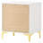 2-Drawer Rectangular Nightstand-916398142