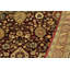Tapis oriental rouge en laine noué à la main 4 pi 1 po x 6 pi 1 po Roca