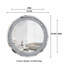 Miroir mural rond 31,5 po Rillamas