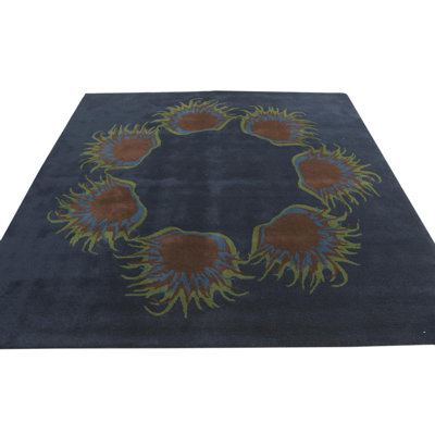 Square Orlando Navy Blue Rug