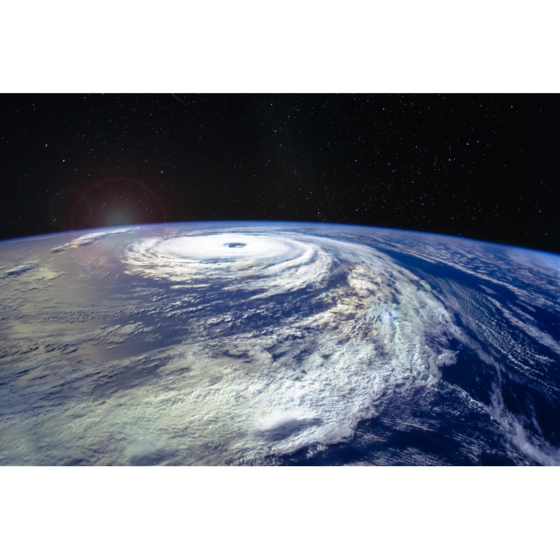 Hurricane Florence - Wrapped Canvas Print, 30cm H x 46cm W x 3.8cm D