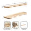 Tablettes flottantes en bois de manguier Alezar-1799647870