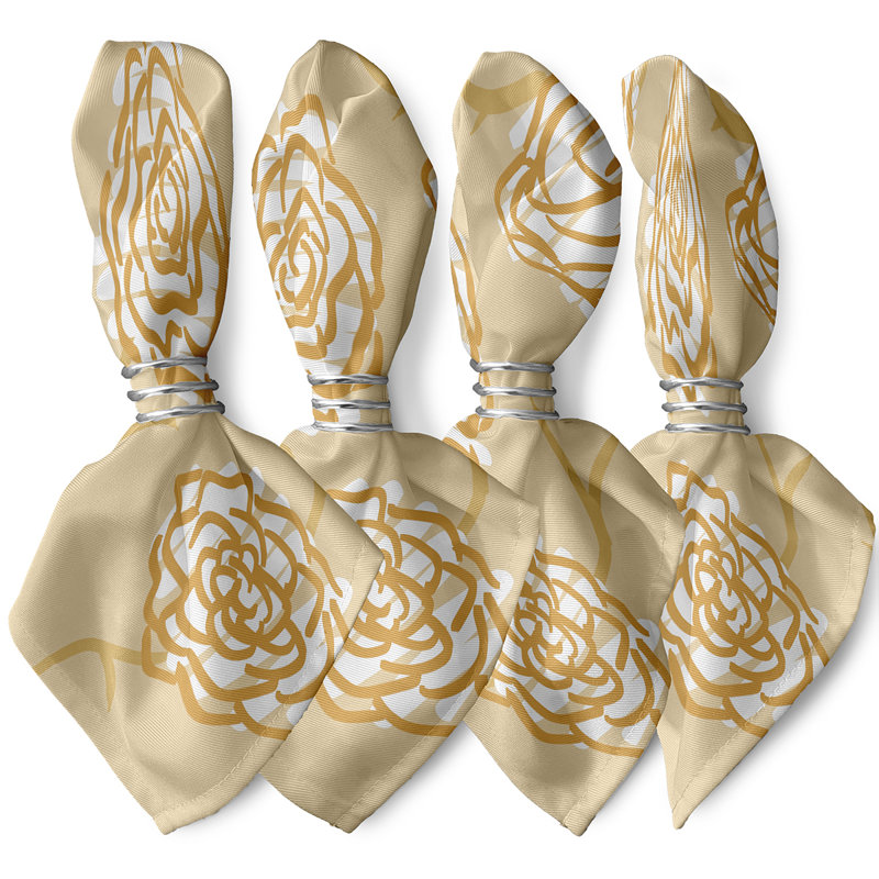 Serviette Slezak Spring 22 ", Or