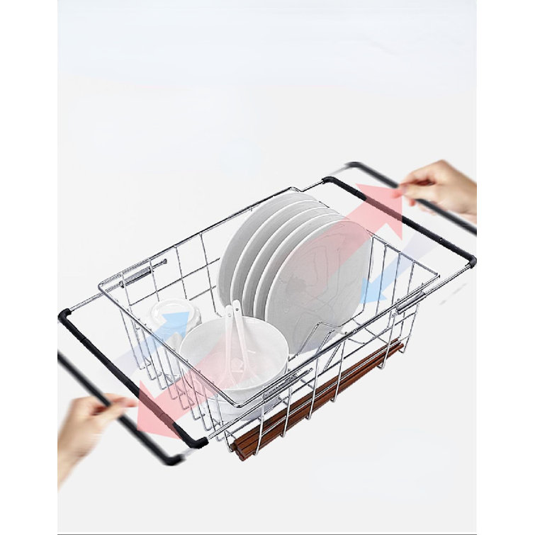 KitchenAid® Compact Stainless Steel Dish Rack, Satin Gray,  15-Inch-by-13.25-Inch & Reviews