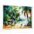 White Floater Framed