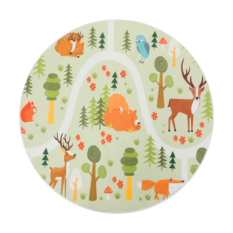Tapis rond rond 4 pi Crellen