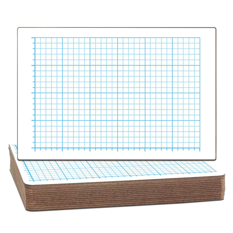 Tableau blanc réversible en forme de grille à deux côtés, H 1 po x l 1,5 po