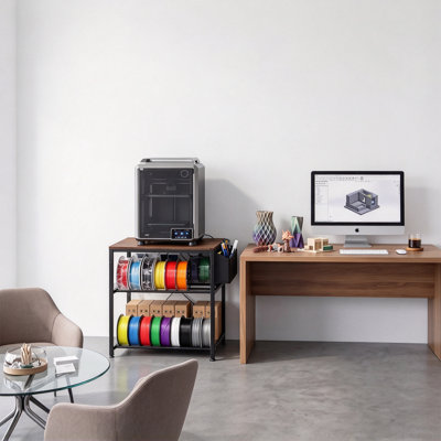 3D Printer Stand with Filament Storage Rack