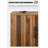 Wabi-Sabi Style Elm Multi-Functional Sideboard