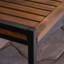 Banc en bois avec supports en fer imitant une couche de 53,45 po de largeur et ressemblant