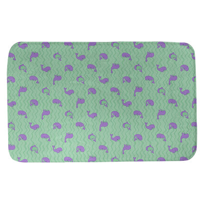 Tapis pour salle de bain katelyn elizabeth baleines Avicia