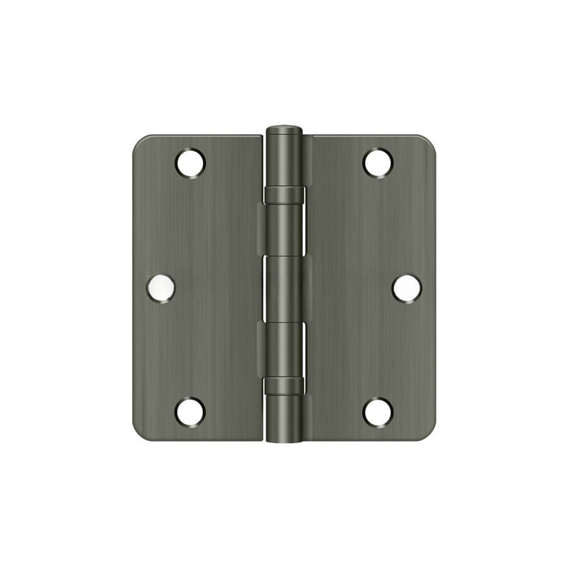 64'' x 64'' Steel Surface Mount Hinge, Antique Nickel
