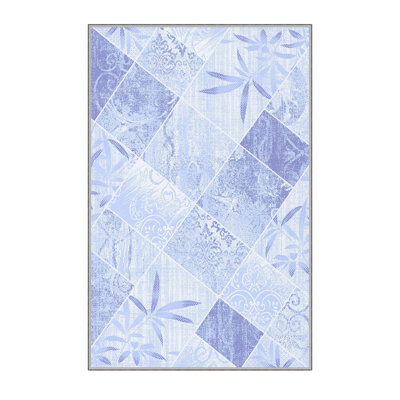 Stylish Hall Carpet (39.4 x 78.7 inches), 100% Polyester, 0.3 in Pile Height | Antibacterial, Non-Slip Underside, Machine Washable | 3D Digital Printed Design, Durable & Soft for Home Décor