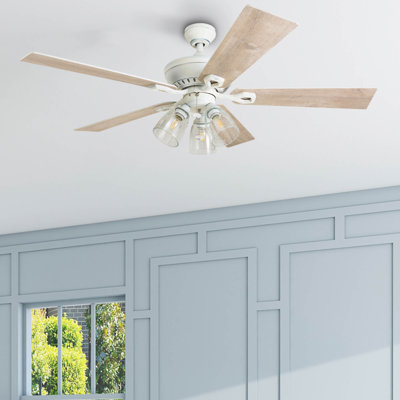 Glenmont 52" Farmhouse Ceiling Fan with LED Light