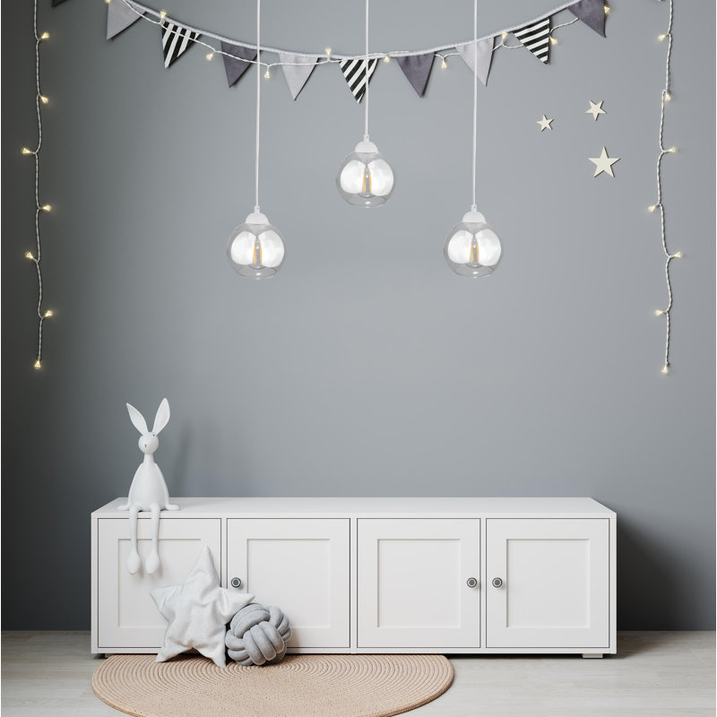 Bernstein 3 - Light Kitchen Island Pendant, White