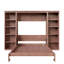 Lit escamotable Azfar avec bureau et bibliothèque, blanc-1628020120-1612059197