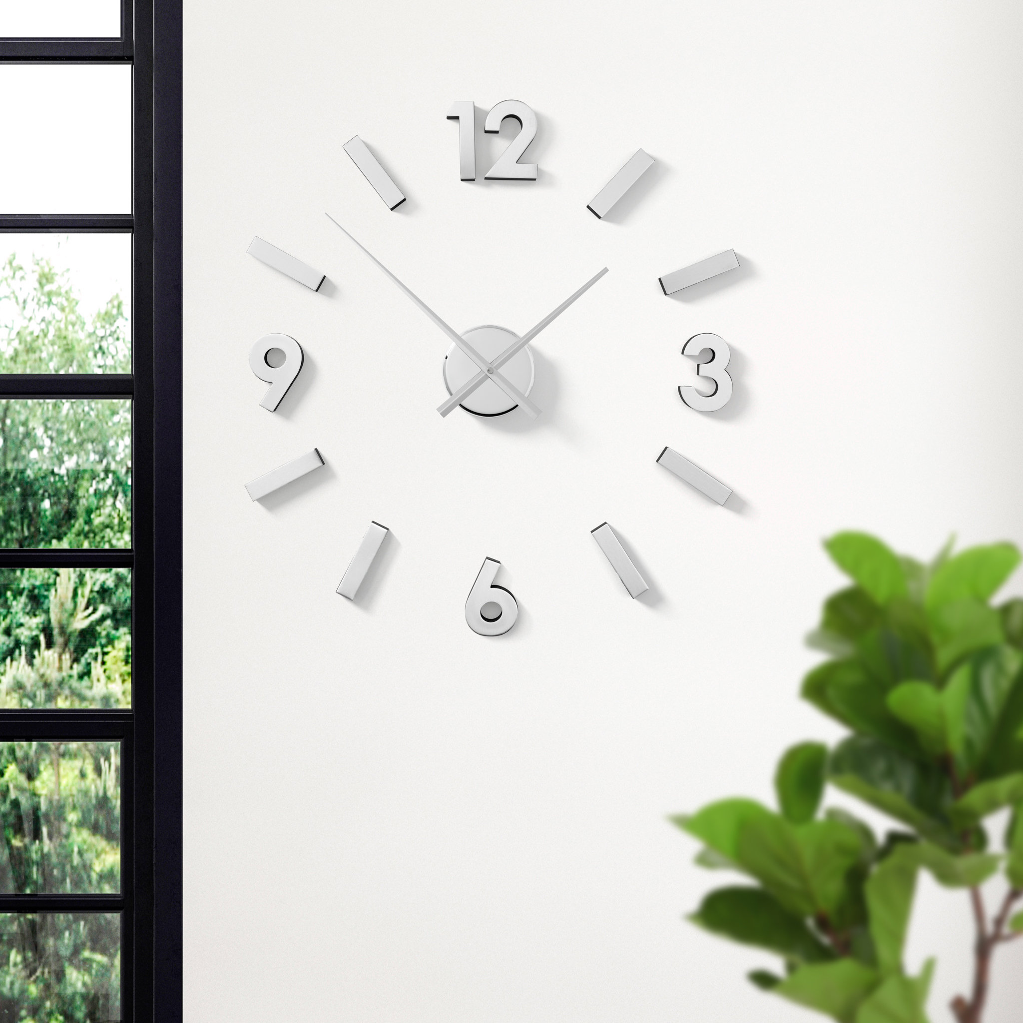 Wrought Studio Tymoteusz Metal Wall Clock & Reviews | Wayfair