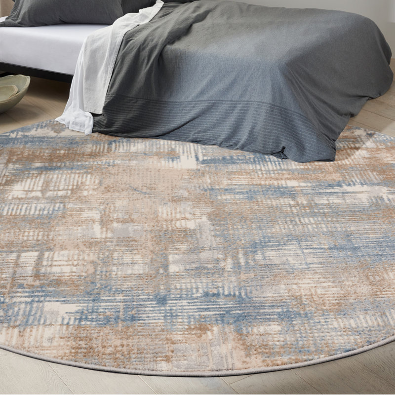 Southwestern Indoor / Outdoor Rug, Round 8'