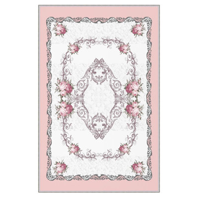 Premium 3D Printed Area Rug, 5.2 x 7.5 Feet, 100% Polyester, 650 g/m² | Antibacterial, Non-Slip PVC Dot Underside, Machine Washable | Ideal for Living Room, Bedroom & Home Decor, Soft Pile Height: 0.3 Inches