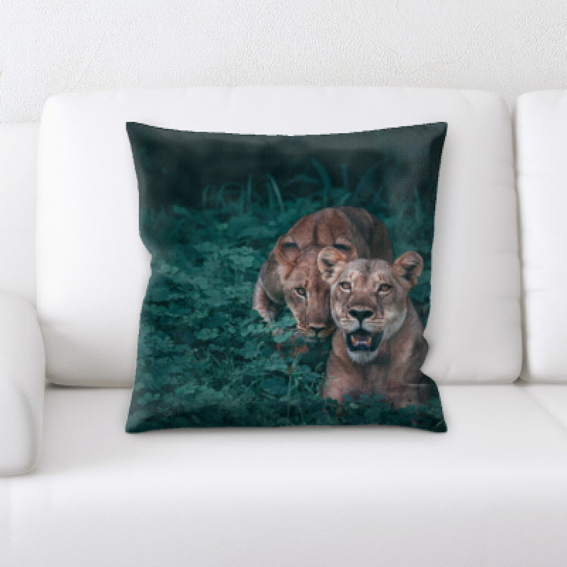 Coussin lion Wortman