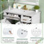 Meuble-lavabo simple 36 po avec plateau en céramique Azara-1986060384