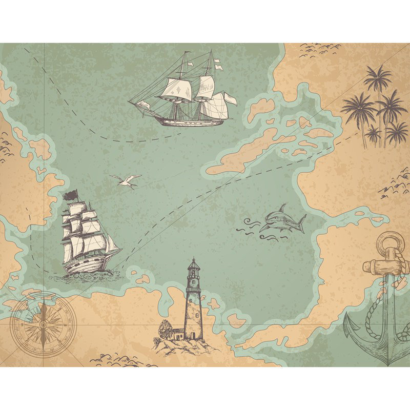 Fortune 2.5m x 2.5m Matte Wallpaper Roll, 416 x 254cm