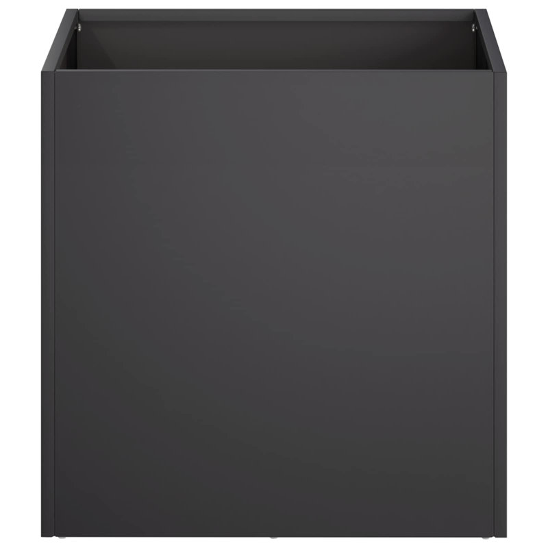 Planter, 45cm H x 45cm W x 45cm D, Black, 1