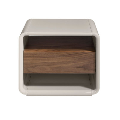 55cm W Manufactured Wood Bedside Table
