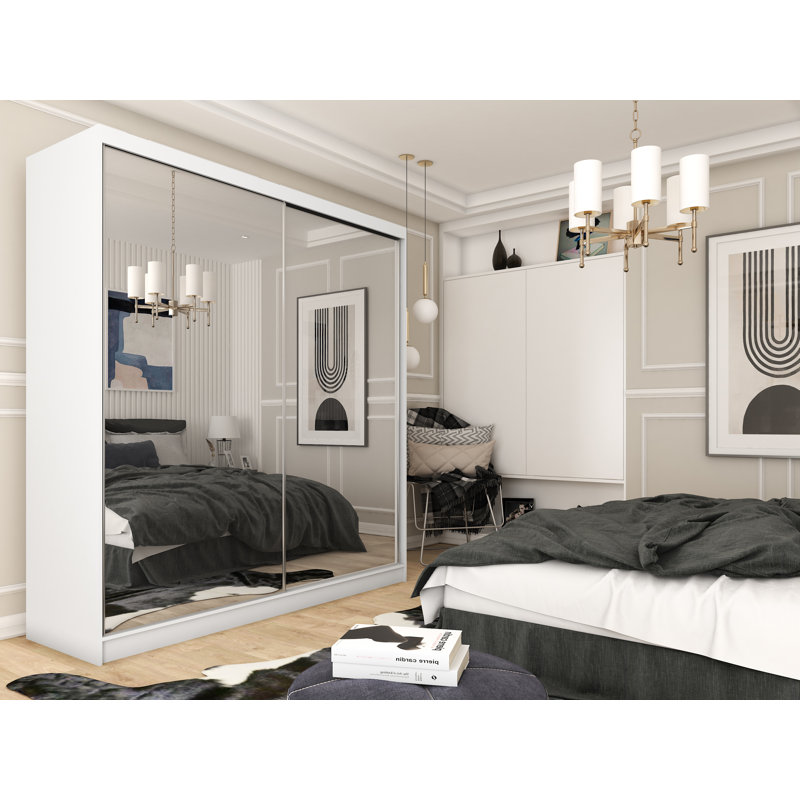 Hayzley 2 Door Wardrobe, White