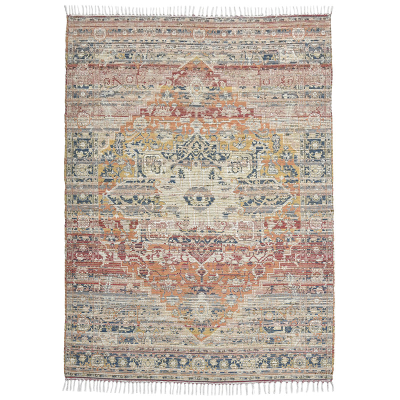 Porras Oriental Indoor Rug, Rectangle 3'6" x 5'6'