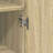 Slim Storage Cabinet 11.8"X16.7"X88.6" Engineered Wood-638570537