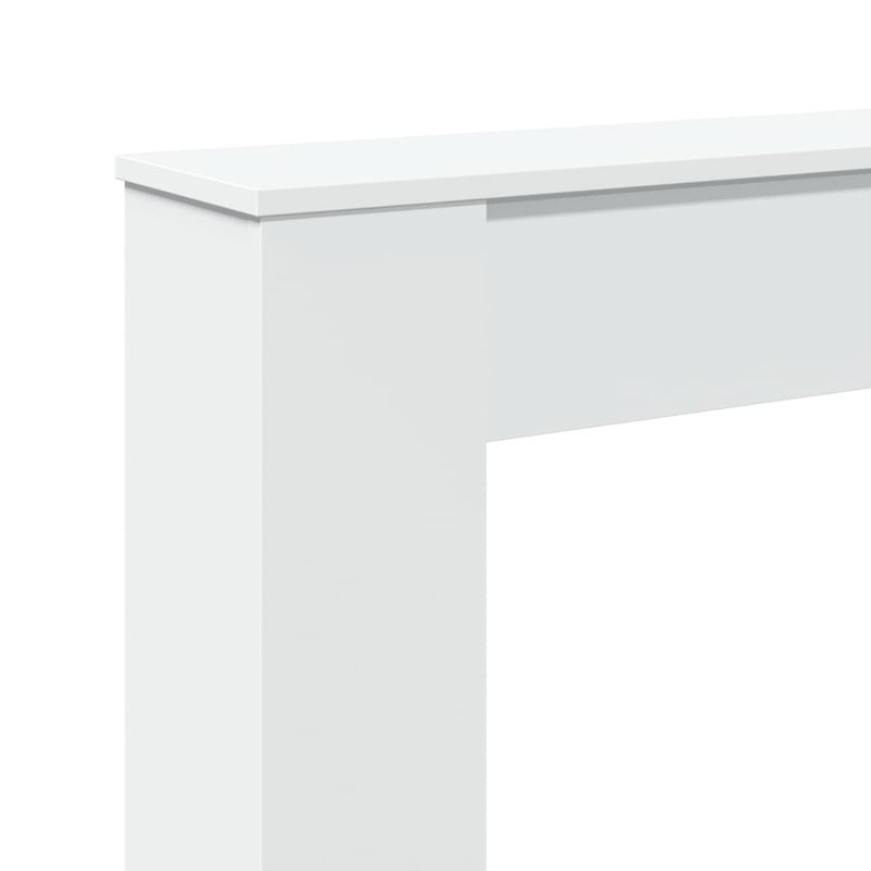 Engineered Wood Fireplace Surround, White