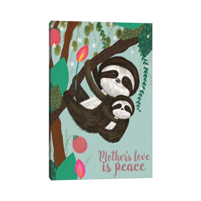 Mother's Love I 1 Piece Wrapped Canvas Wall Art