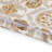 Reiner Washed Linen Cream Tuscan Marigold Medallion Pattern Floral Set-110731505