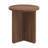 Potbelly Round End Table with Cross Base-1615457028