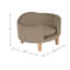Lit luxueux pour animal de compagnie - velours brun clair-66197928
