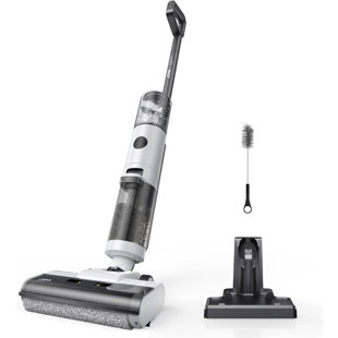 Aspirateur à sec Jonr Ed12, nettoyage de sol sans fil adapté à la combinaison d'un aspirateur de plancher dur et d'une vadrouille, auto-nettoyage en un clic, nettoyage des bords de 0,1 pouce, poussière facile à nettoyer, déversements, poils d'animau