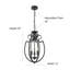 Lustre de style campagnard 3 lumières Oliverio