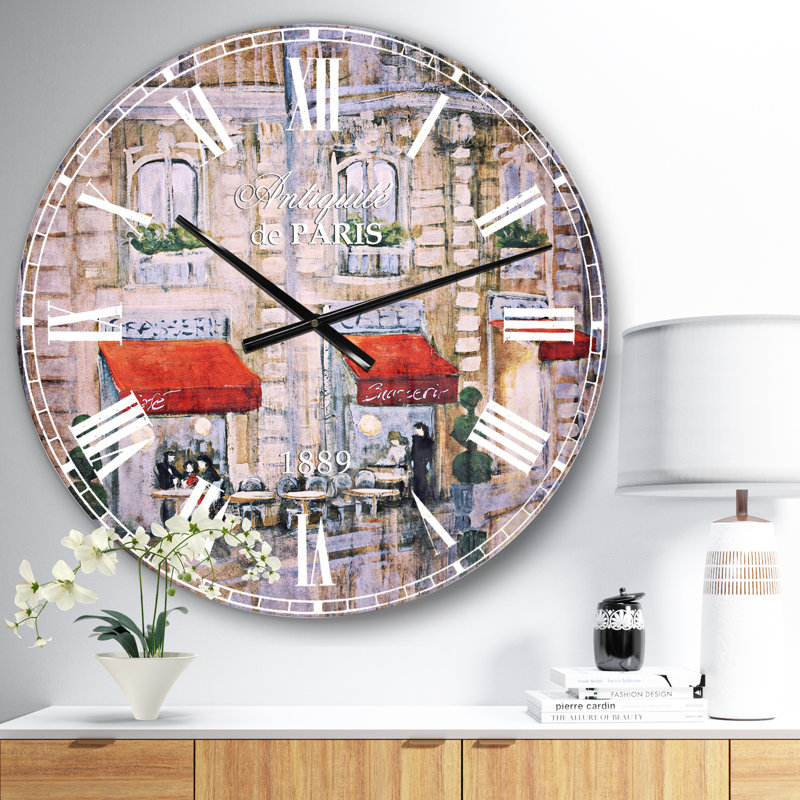 Horloge murale Swigart Love in Paris II, Petit