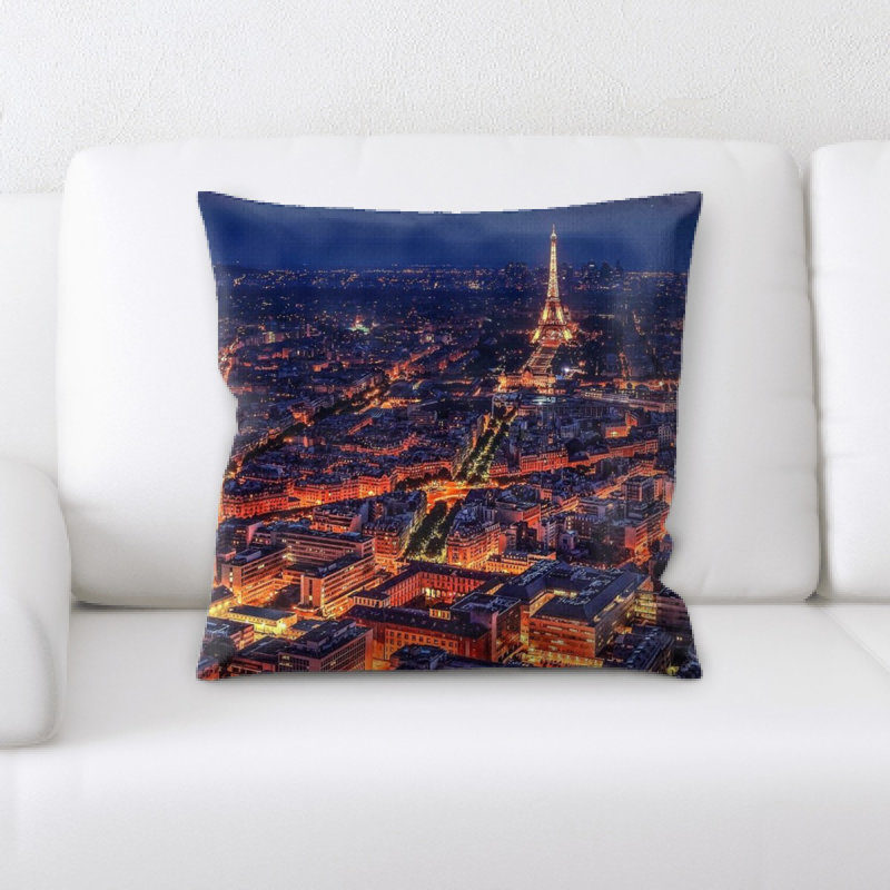 Housse et insert de coussin carré Paris