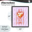 Cadre flottant rétro pastel Spirz, design par Lil 'Rue-1799850719-1799850716