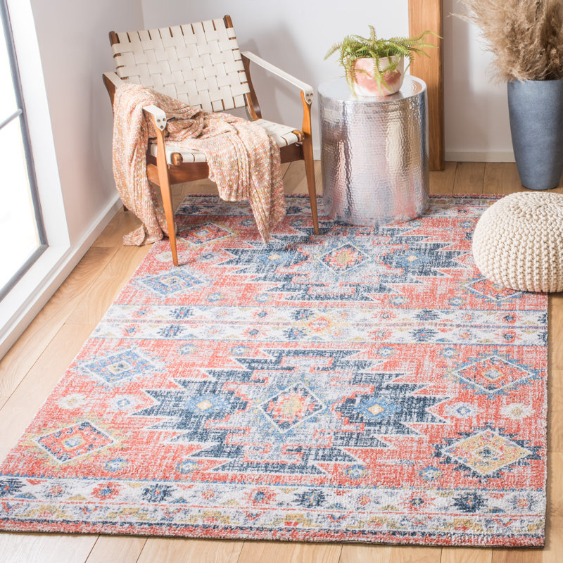 Giannina Hand Tufted Performance Southwestern Rug, Rectangle 6' x 9'