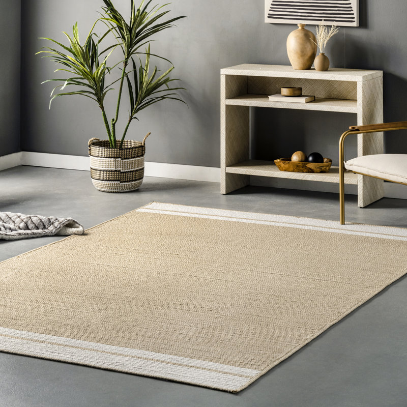 Georgina Casual Solid Area Rug, Rectangle 5' x 8'