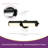 Modern 2-Light Matte Black LED Wall Sconce with Rotatable Acrylic Tube Shades