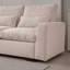Canapé modulaire moderne en L avec repose-pieds réversible